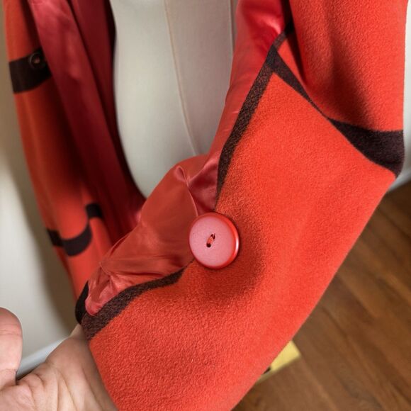 Vintage Dejac Wool Cashmere Coat Size Large - Picture 15 of 16